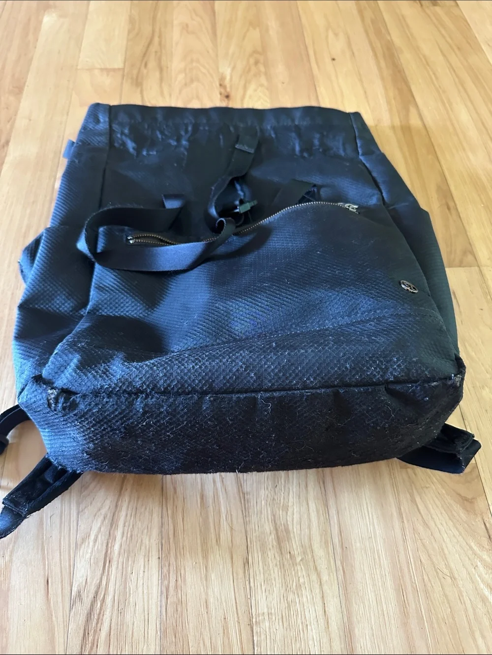 lululemon athletica Black Quilted Everyday Backpack Tote